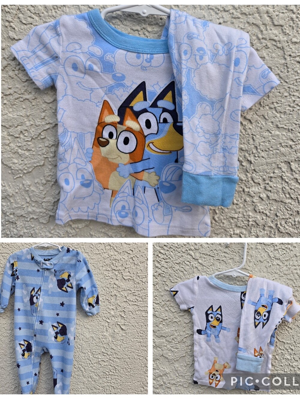 3 Pairs Of Bluey Pajamas